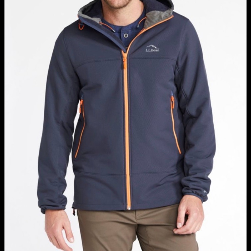 Men’s L.L. Bean STORMFLEECE Pro Jacket/Hoodie in GRAY